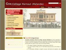 Tablet Screenshot of gdmcollegeharnaut.org